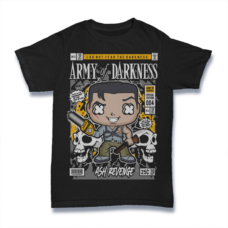 ARMY OF DARNESS ASH MOVIE TV SHOW RETRO CLASSIC POP CULTURE UNISEX T-SHIRT