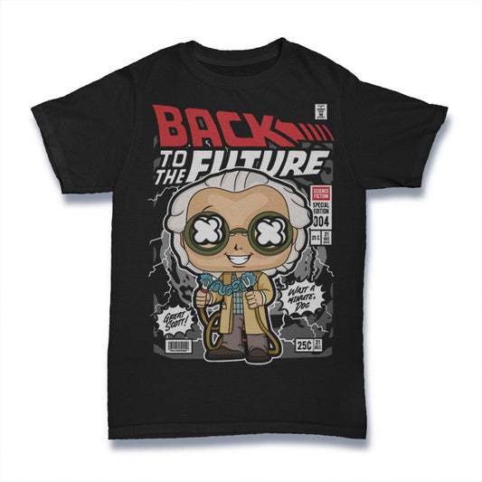 BACK TO THE FUTURE DR EMMETT BROWN MOVIE RETRO CLASSIC POP CULTURE UNISEX T-SHIRT