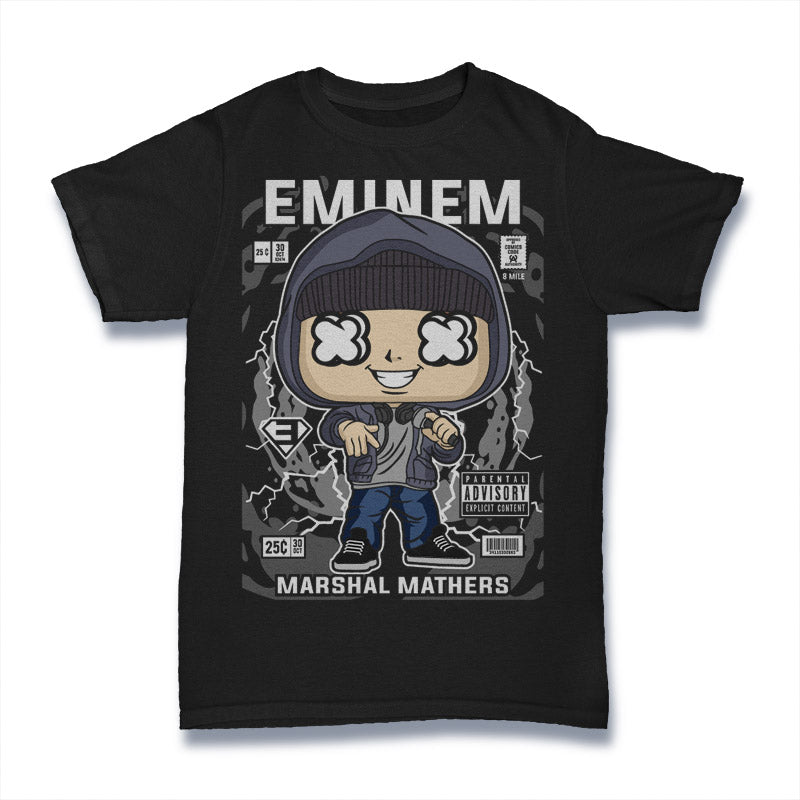 EMINEM 8 MILE SINGER MUSIC BAND MOVIE RETRO CLASSIC POP CULTURE UNISEX T-SHIRT