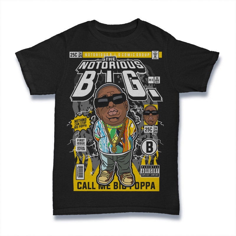 NOTORIOUS B.I.G. SINGER BAND MUSIC RETRO CLASSIC POP CULTURE UNISEX T-SHIRT