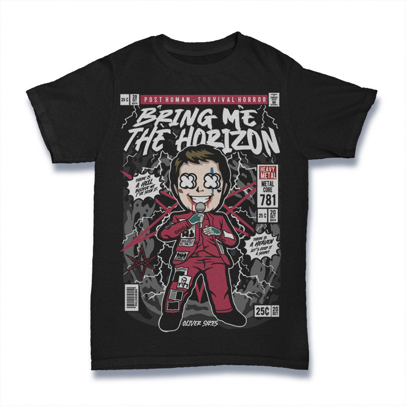 BRING ME THE HORIZON OLIVER SYKES SINGER BAND MUSIC RETRO CLASSIC POP CULTURE UNISEX T-SHIRT