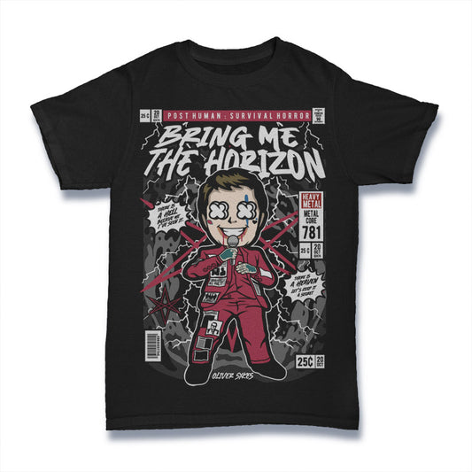 BRING ME THE HORIZON OLIVER SYKES SINGER BAND MUSIC RETRO CLASSIC POP CULTURE UNISEX T-SHIRT