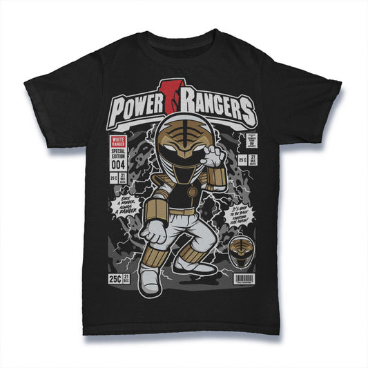 POWER RANGERS TV SHOW RETRO CLASSIC POP CULTURE UNISEX T-SHIRT