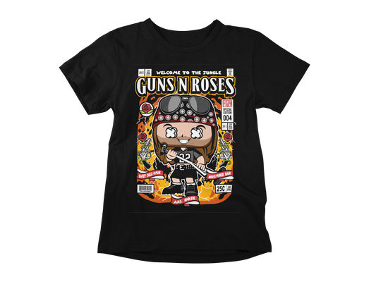 AXL ROSE GUNS N ROSES BAND MUSIC RETRO CLASSIC POP CULTURE UNISEX T-SHIRT