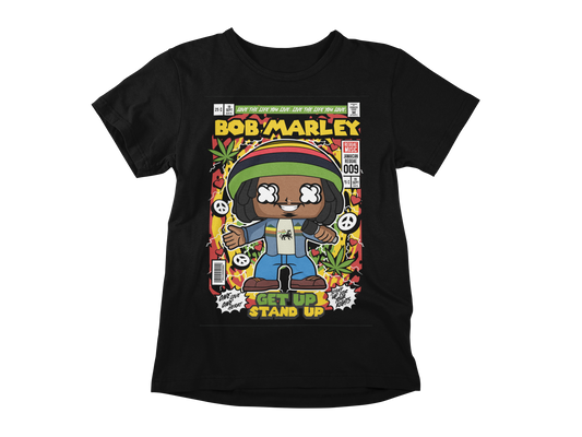 BOB MARLEY MUSIC SINGER BAND RETRO CLASSIC POP CULTURE UNISEX T-SHIRT