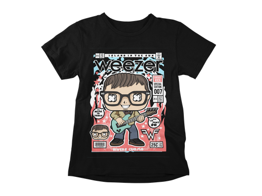 RIVERS CUOMO WEEZER SINGER SONGWRITER MUSIC BAND RETRO CLASSIC POP CULTURE UNISEX T-SHIRT