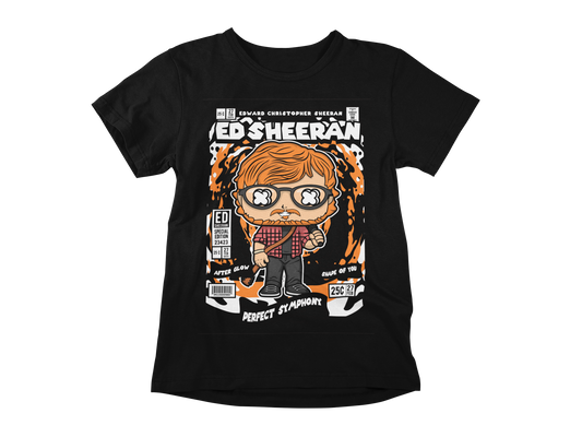 ED SHEERAN SINGER MUSIC BAND RETRO CLASSIC POP CULTURE UNISEX T-SHIRT