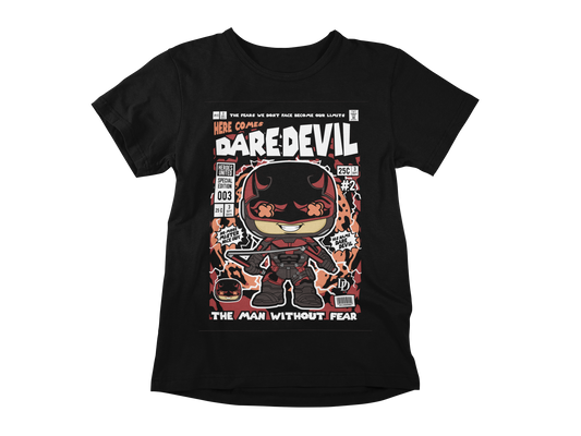 DAREDEVIL SUPERHERO MARVEL COMIC MOVIE RETRO CLASSIC POP CULTURE UNISEX T-SHIRT