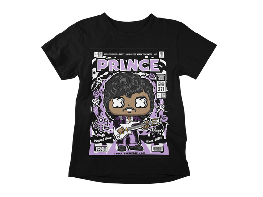 PRINCE PURPLE RAIN SINGER SONGWRITER MUSIC BAND RETRO CLASSIC POP CULTURE UNISEX T-SHIRT