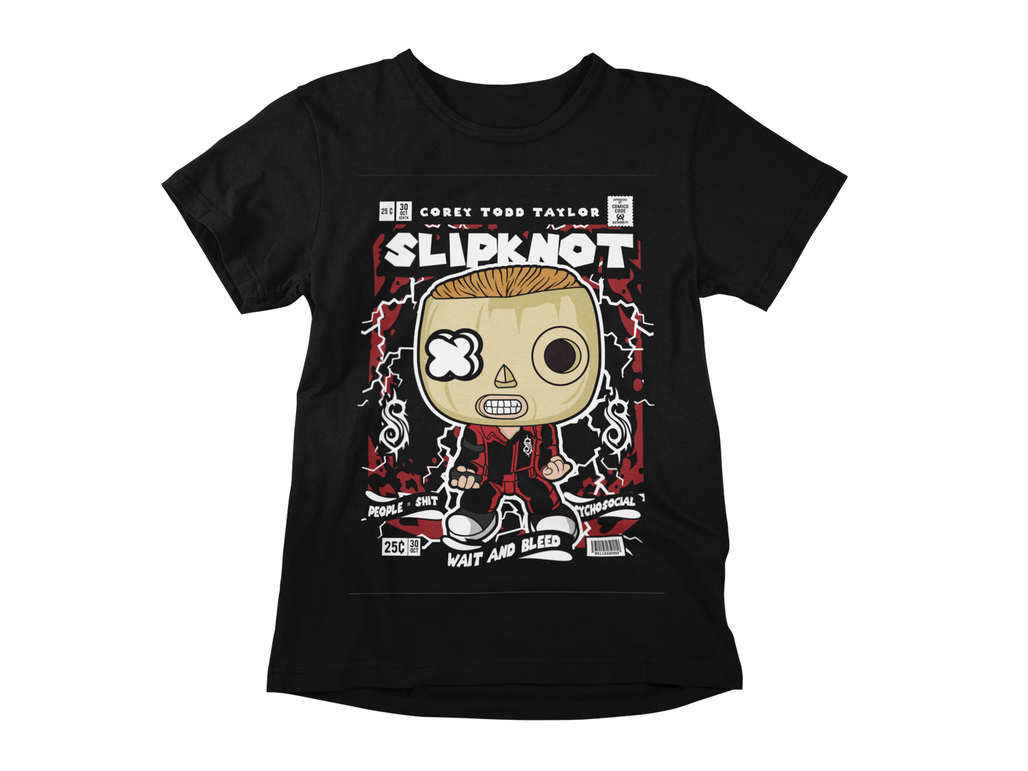 COREY TAYLOR SLIPKNOT SINGER BAND MUSIC RETRO CLASSIC POP CULTURE UNISEX T-SHIRT