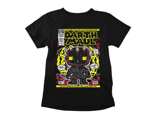 DARTH MAUL STAR WARS COMIC MOVIE RETRO CLASSIC POP CULTURE UNISEX T-SHIRT